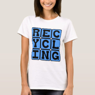 Recycling, ökologisches Sicherheitsnetz T-Shirt