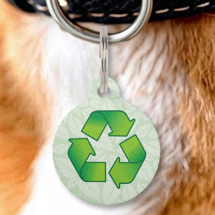 Recycling-Symbol Haustiermarke
