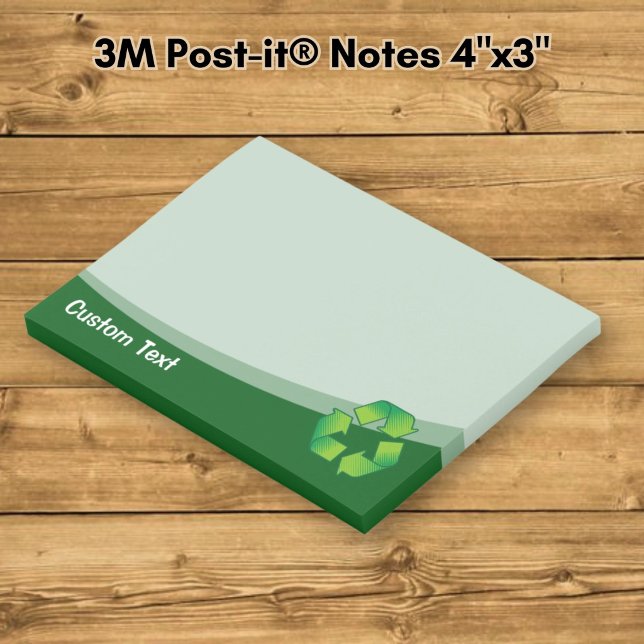 Recycling-Symbol Post-it Klebezettel (Von Creator hochgeladen)