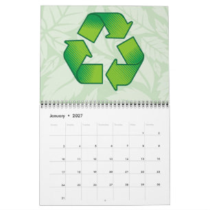 Recyclingsymbol Kalender