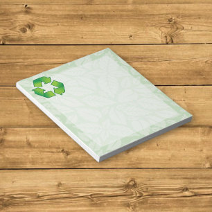 Recyclingsymbol Notizblock