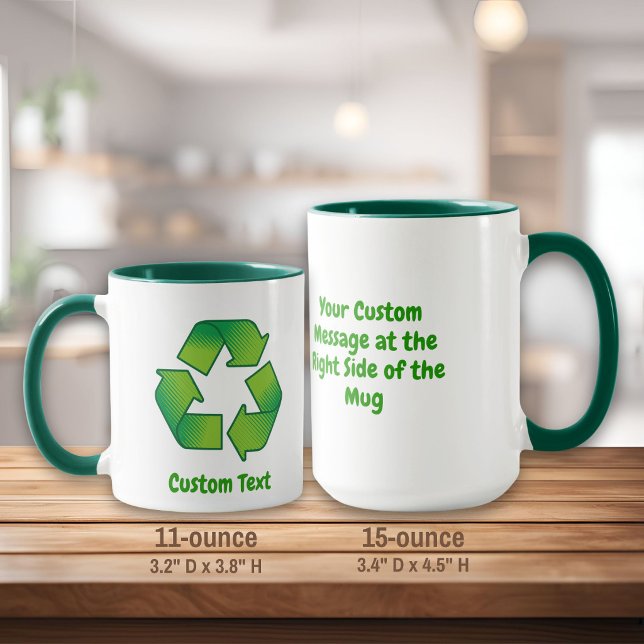 Recyclingsymbol Tasse (Von Creator hochgeladen)