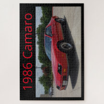 Red 1986 Camaro Puzzle
