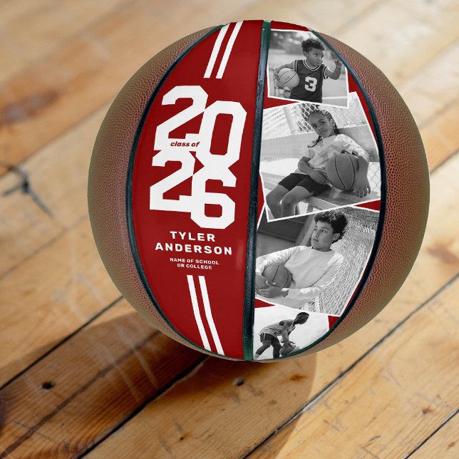 Red 2025 Abschluss Senior 4 Foto Basketball (Von Creator hochgeladen)