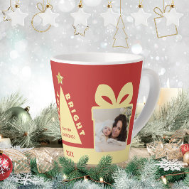 Red 2 Photo Minimalist Keepsake Milchtasse