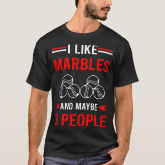 Red 3 People Marmor T-Shirt