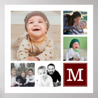 Red 5 Foto Collage Instagramm Gallery Monogramm