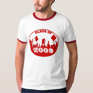 Red Abschluss Class 2009 2010 T - Shirt