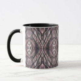 Red Abstract Dark Crimson Watercolor Art Tasse