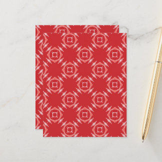 Red Abstrakt Pattern 28.0 Scrapbook Paper