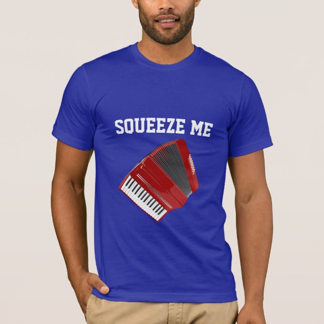 Red Accordion - Squeeze me, T-Shirt (Vorderseite)