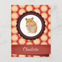 Red Add Your Name Hamster