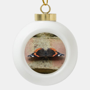 Red Admiral Butterfly Ornament