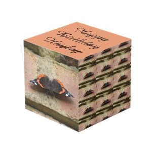Red Admiral Butterfly Personalisiert Würfel