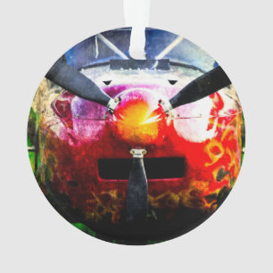 Red Aircraft - klein, aber scharf Ornament