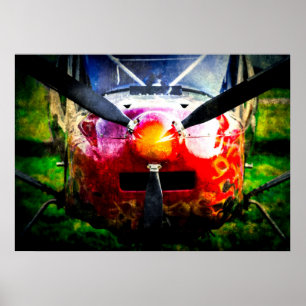 Red Aircraft - klein, aber scharf Poster