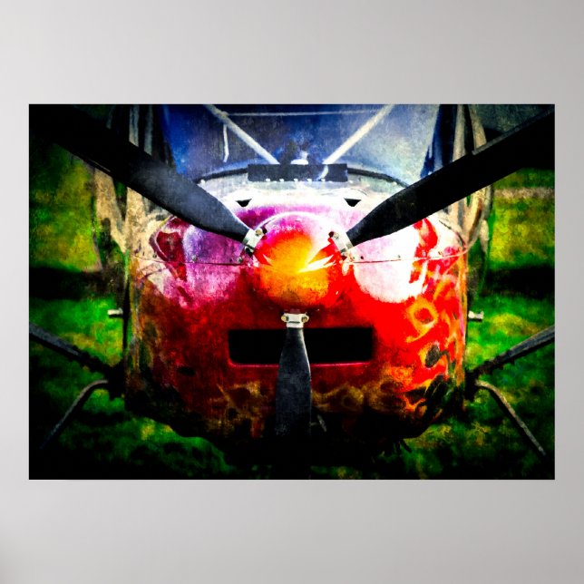 Red Aircraft - klein, aber scharf Poster (Vorne)