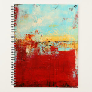 Red Alaskan Abstrakt Planer