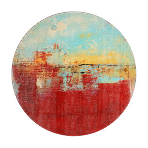 Red Alaskan Abstrakt Schneidebrett