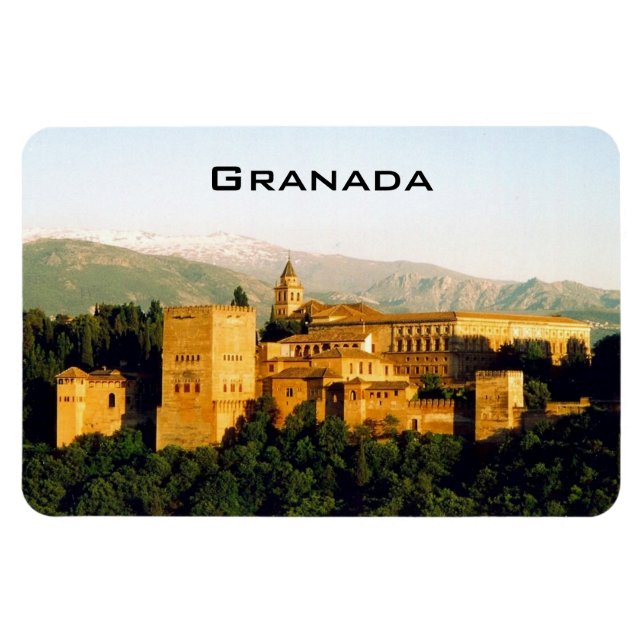 Red Allambra Magnet (Horizontal)