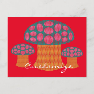 Red Amanita Mushrooms Thunder_Cove Postkarte