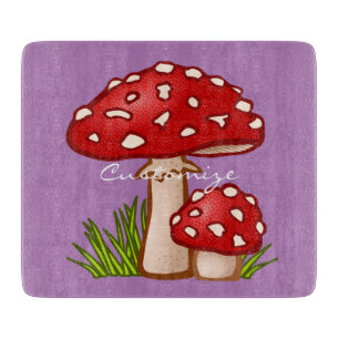 Red Amanita Mushrooms Thunder_Cove Schneidebrett