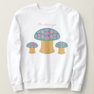 Red Amanita Mushrooms Thunder_Cove    Sweatshirt