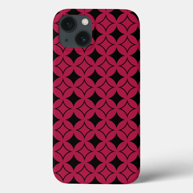 Red and black shippo Case-Mate iPhone case (Rückseite)