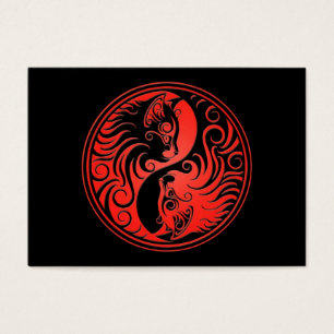 Red and Black Yin Yang Kittens