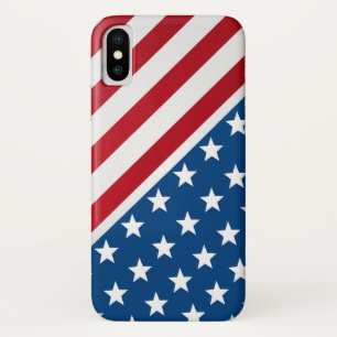 Red and Blue American Flag Muster Case-Mate iPhone Hülle