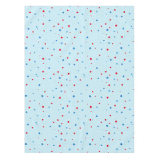 Red and Blue Star Tableclout Tischdecke