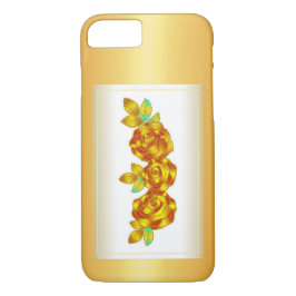 Red and Gold Blume Design Geschenk Case-Mate iPhone Hülle