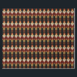 Red and Gold Christmas Nutcrackers Wrapping Paper Geschenkpapier<br><div class="desc">Schönes Verpackungspapier für Weihnachtsgeschenke oder Kunsthandwerk.</div>
