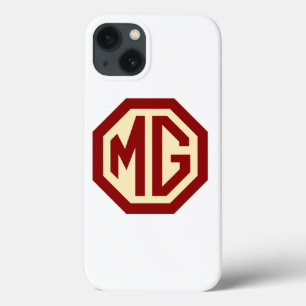Red and Gold MG Logo iPhone 13 Hülle
