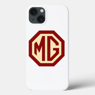 Red and Gold MG Logo iPhone 13 Hülle