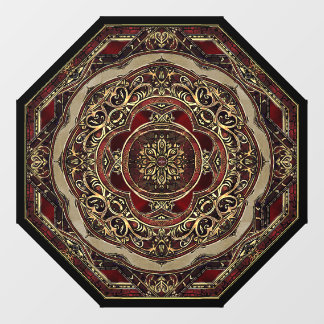 Red and Gold Window Cloning Fensteraufkleber