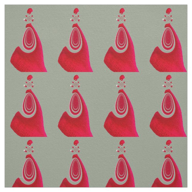 Red and Gray Smart Posh Design Stoff (Muster)