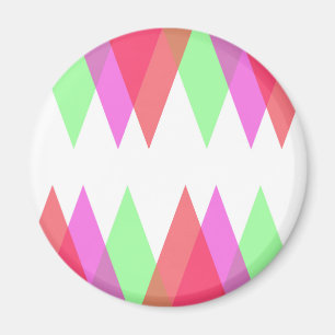 Red and Green Dreiecke Magnet