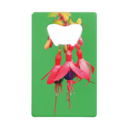 Red and purple flowers geldbeutel flaschenöffner