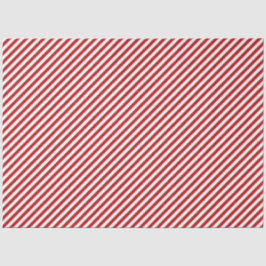 Red and White Candy Cane Striped Tissue Paper Seidenpapier