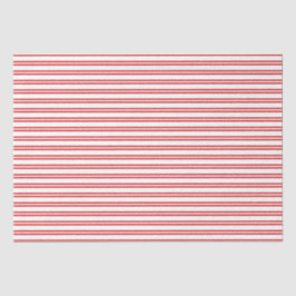 Red and White Candy Stripe  Seidenpapier