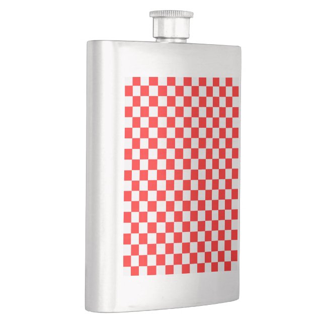 Red and White Classic Checkerboard von STaylor Flachmann (Rechts)