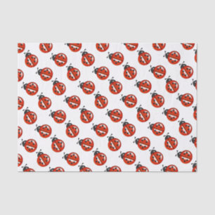 Red and White Ladybugs Gift Tissue Seidenpapier