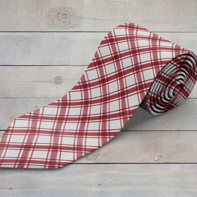 Red and White Neck Tie Krawatte (Red and White Neck Tie
)