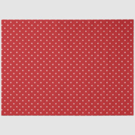 Red and White Polka Dot Tissue Paper Seidenpapier