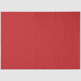 Red and White Polka Dot Tissue Paper Seidenpapier
