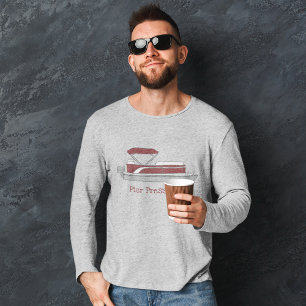 Red and White Pontoon Boat Personalisiert T-Shirt