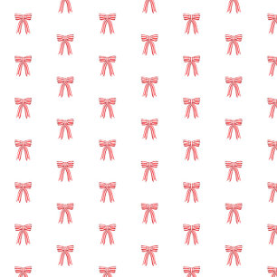 Red and White Satin Bows Red Candy Cane Stripbow Seidenpapier