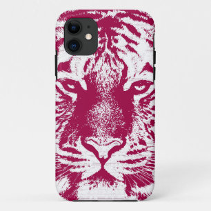 Red and White Tiger Face Case-Mate iPhone Hülle