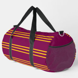 Red and Yellow Large Duffle Bag